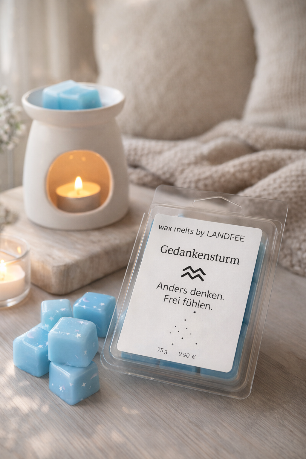 ♒️ Gedankensturm- Zodiac Waxmelts 75 g